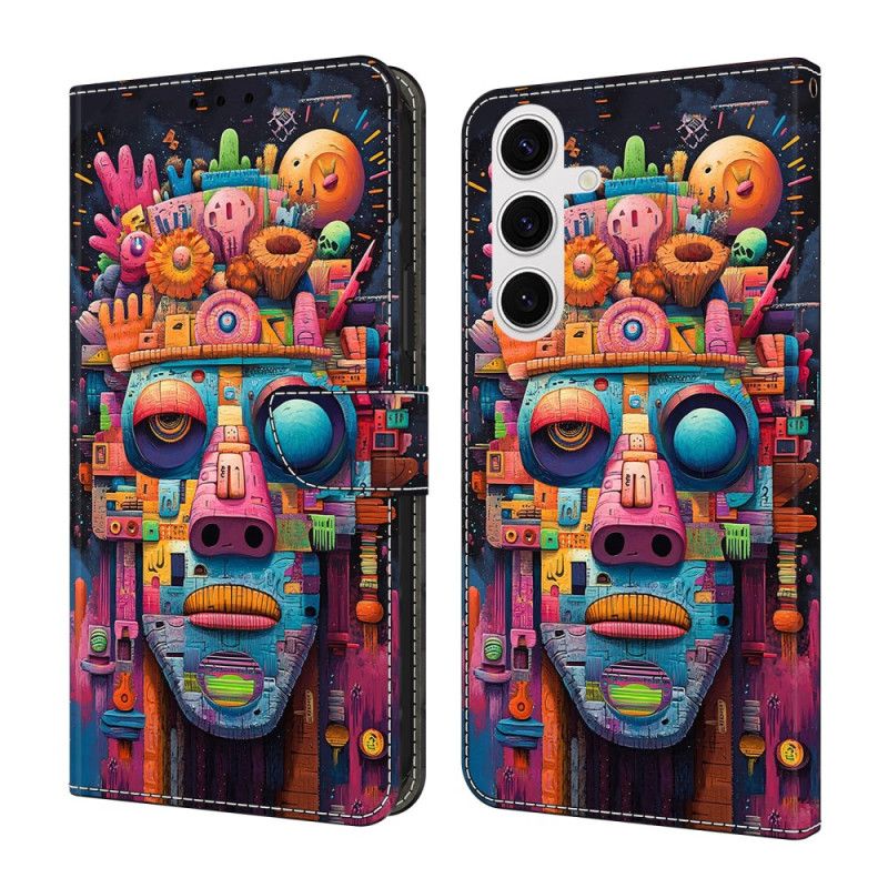 Folio Deksel Samsung Galaxy S26 Plus Graffitiportrett