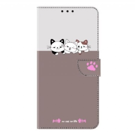 Folio Deksel Samsung Galaxy S26 Plus Grafikk Katter