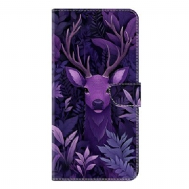 Folio Deksel Samsung Galaxy S26 Plus Lilla Hjortemotiv