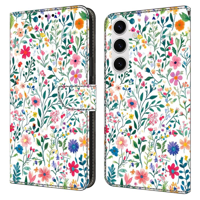 Folio Deksel Samsung Galaxy S26 Plus Lite Blomsterbed