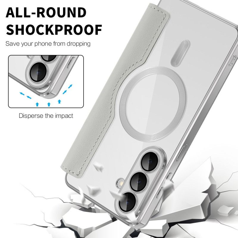 Folio Deksel Samsung Galaxy S26 Plus Magnetisk Med Rfid-kortholder