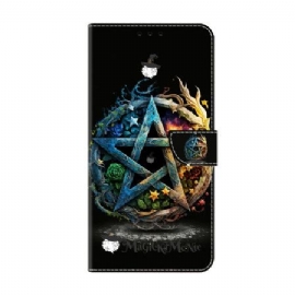 Folio Deksel Samsung Galaxy S26 Plus Pentagram Beskyttelse Deksel