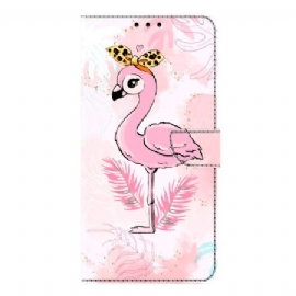 Folio Deksel Samsung Galaxy S26 Plus Rosa Fuglemotiv Beskyttelse Deksel