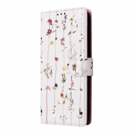 Folio Deksel Til Samsung Galaxy S26 Plus Blomster