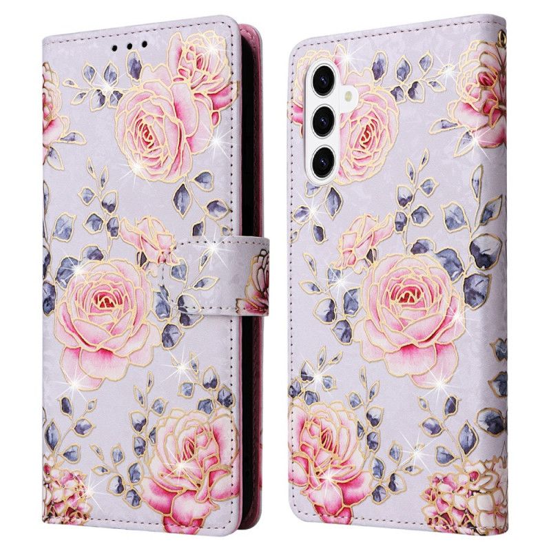 Folio Deksel Til Samsung Galaxy S26 Plus Blomster