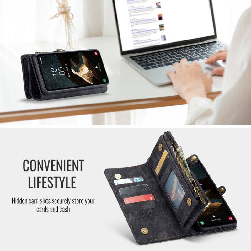 Folio Deksel Til Samsung Galaxy S26 Plus Caseme Skinneffekt