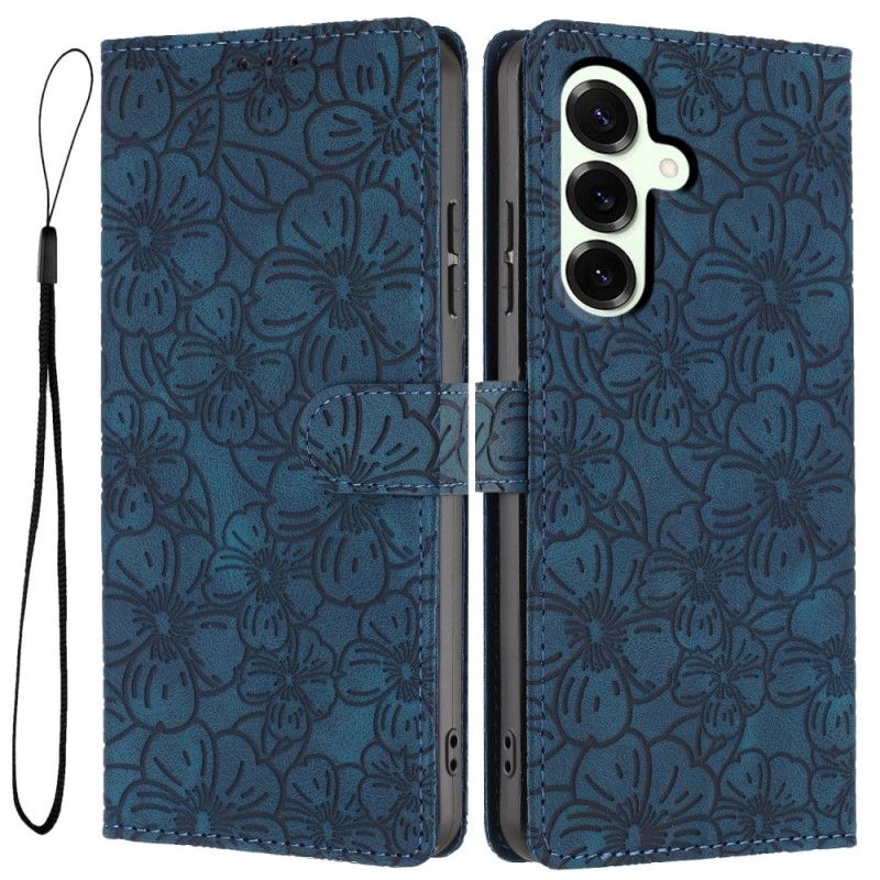 Folio Deksel Til Samsung Galaxy S26 Plus Kirsebærblomstgravering