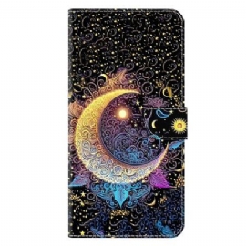 Folio Deksel Til Samsung Galaxy S26 Plus Lysende Måne