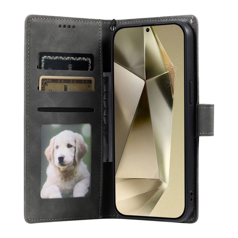 Folio Deksel Til Samsung Galaxy S26 Plus Mandala-semsket Skinneffekt