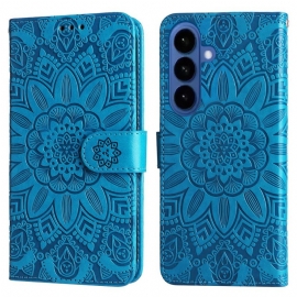 Lærdeksel Folio Deksel Samsung Galaxy S26 Plus Mobildeksel Mandala