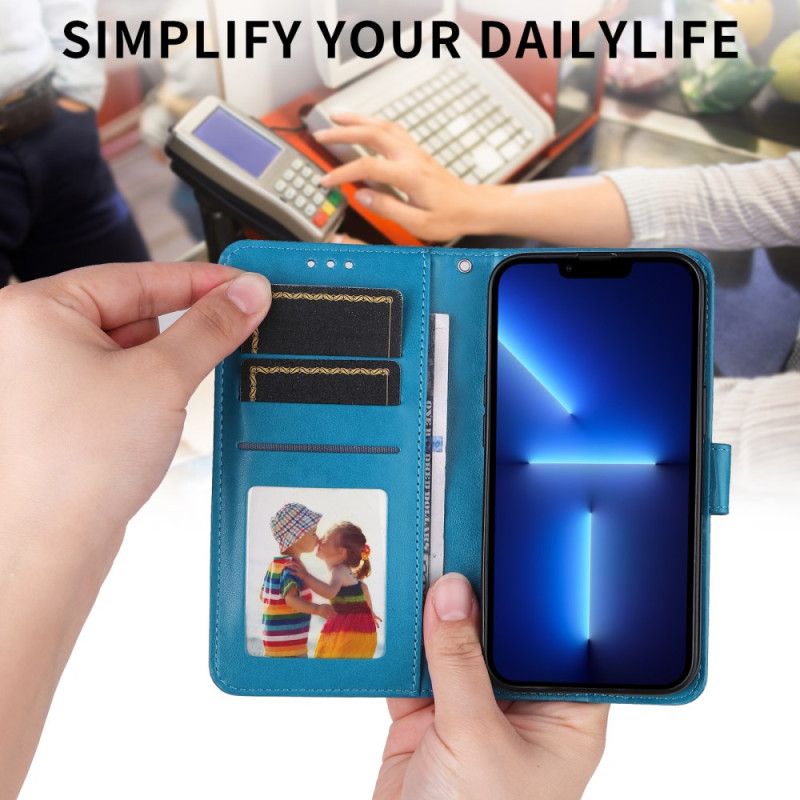 Lærdeksel Folio Deksel Samsung Galaxy S26 Plus Mobildeksel Mandala