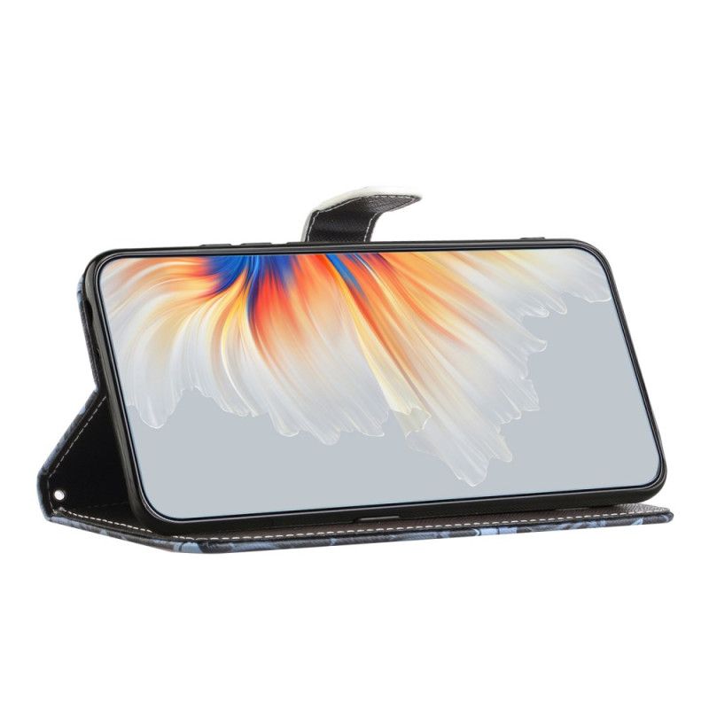 Lærdeksel Folio Deksel Samsung Galaxy S26 Plus Mobildeksel Svart Katt