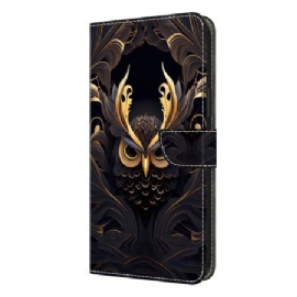 Lærdeksel Folio Deksel Samsung Galaxy S26 Plus Uglemotiv