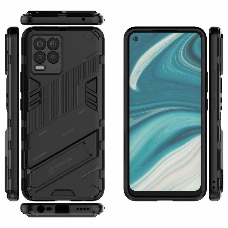 Deksel Til Realme 8 / 8 Pro Originalitet Hybrid Med Stativ
