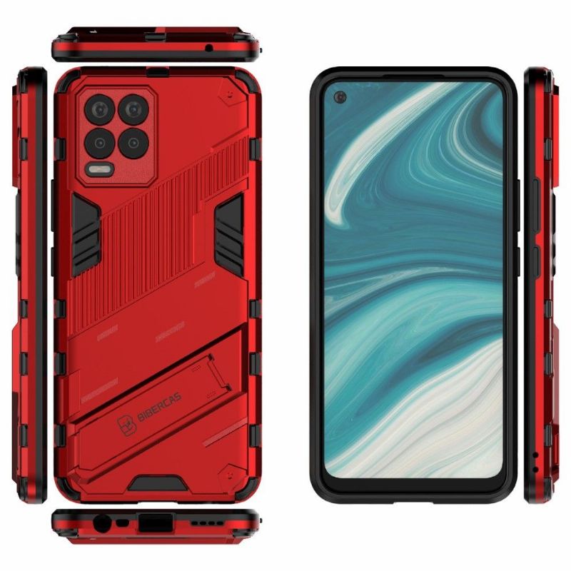 Deksel Til Realme 8 / 8 Pro Originalitet Hybrid Med Stativ