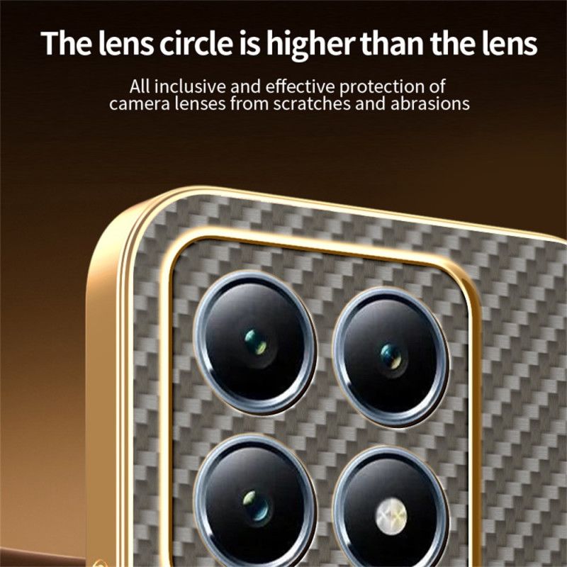 Deksel Til Xiaomi 15t Karbonfibertekstur