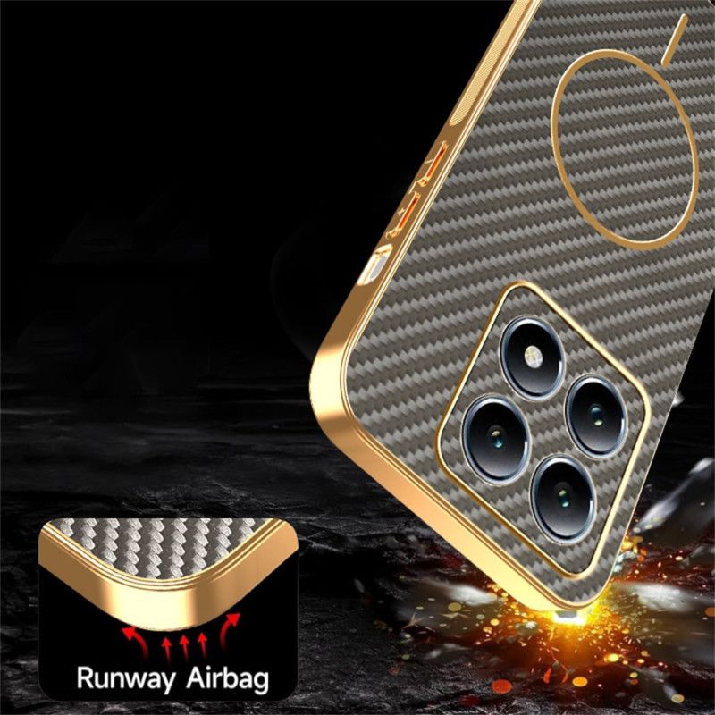 Deksel Til Xiaomi 15t Karbonfibertekstur