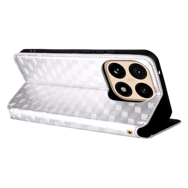 Folio Deksel Lær Xiaomi 15t Mobildeksel Glanset