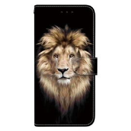 Folio Deksel Til Xiaomi 15t Løvemotiv