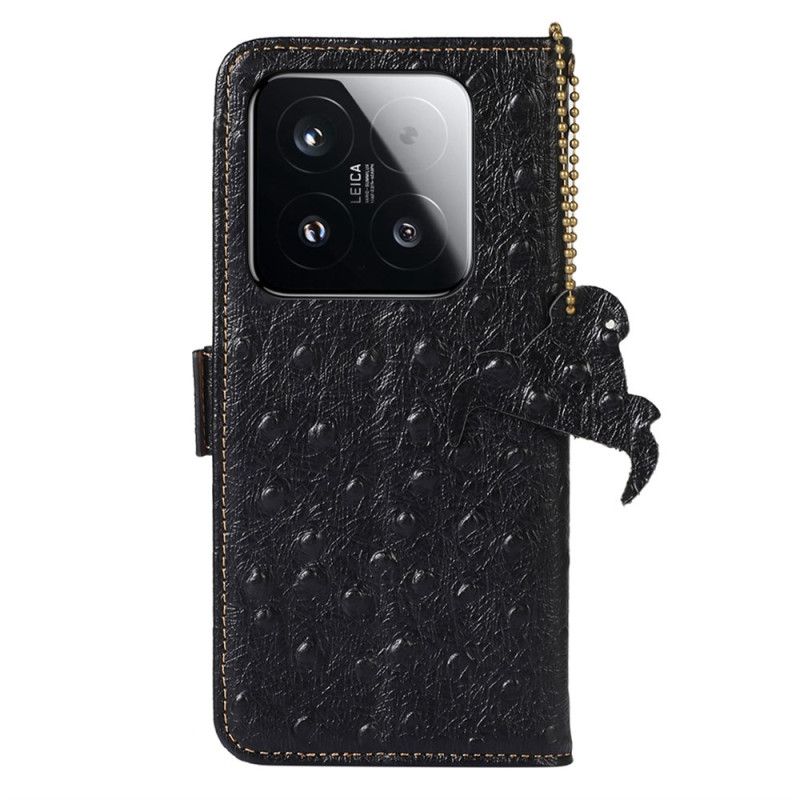 Folio Deksel Til Xiaomi 15t Rfid-teknologi I Skinn