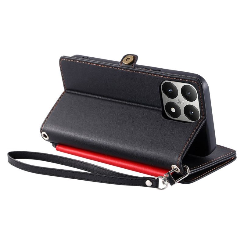 Folio Deksel Xiaomi 15t 8 Kortspor Beskyttelse Deksel