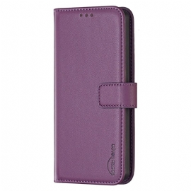 Folio Deksel Xiaomi 15t Binfen I Skinneffekt Farge