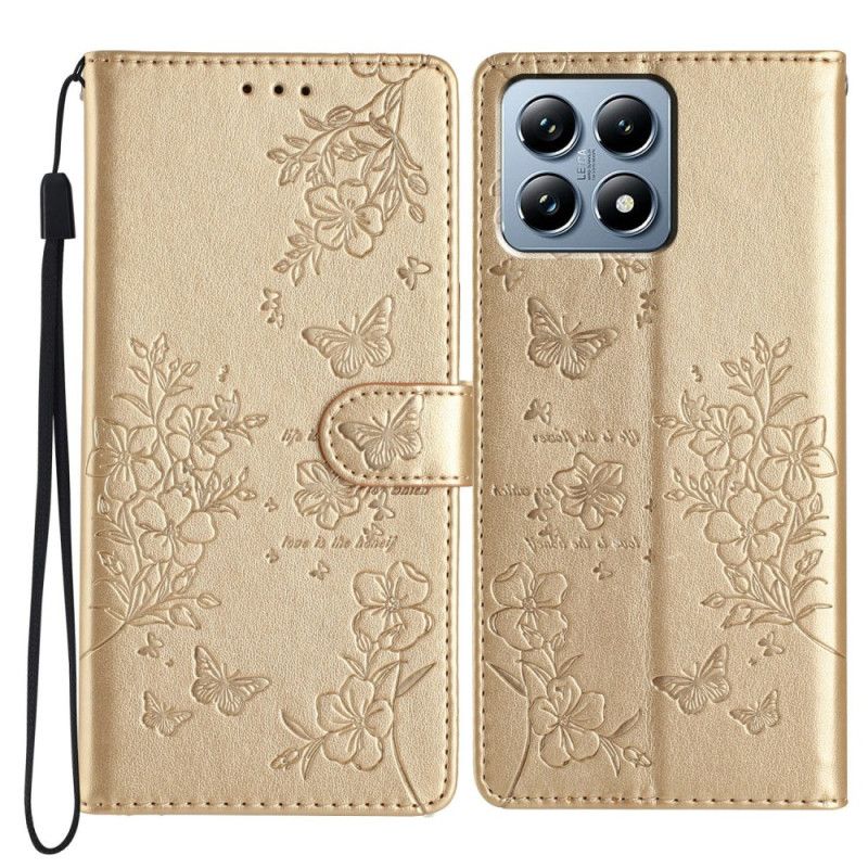 Folio Deksel Xiaomi 15t Blomster