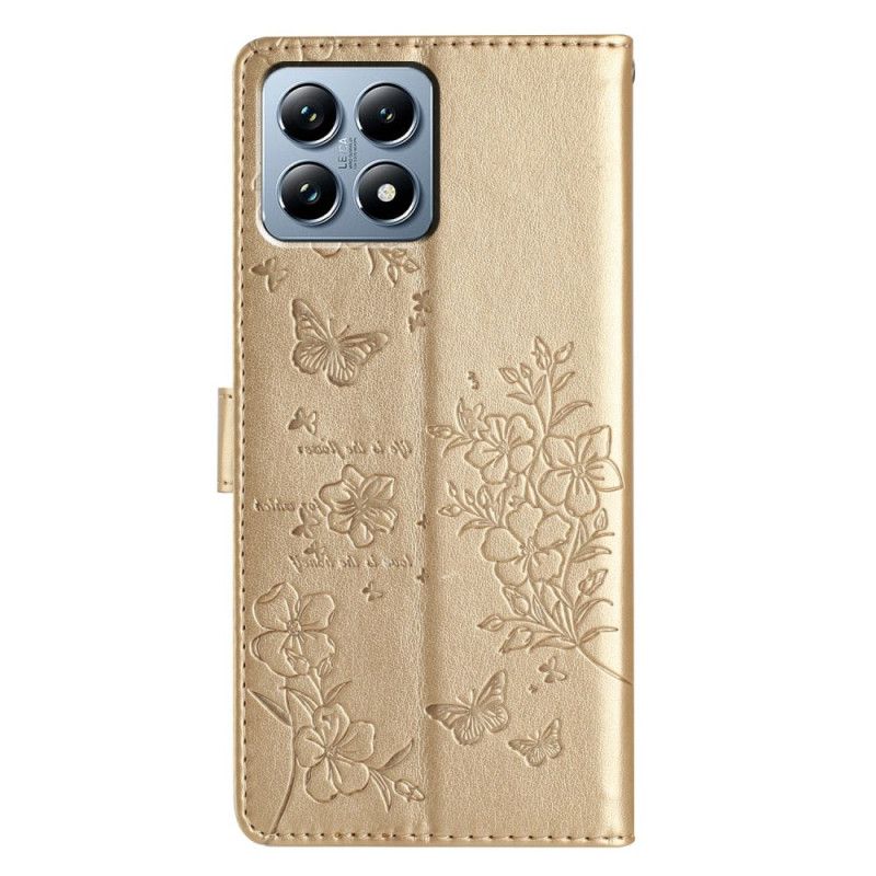 Folio Deksel Xiaomi 15t Blomster