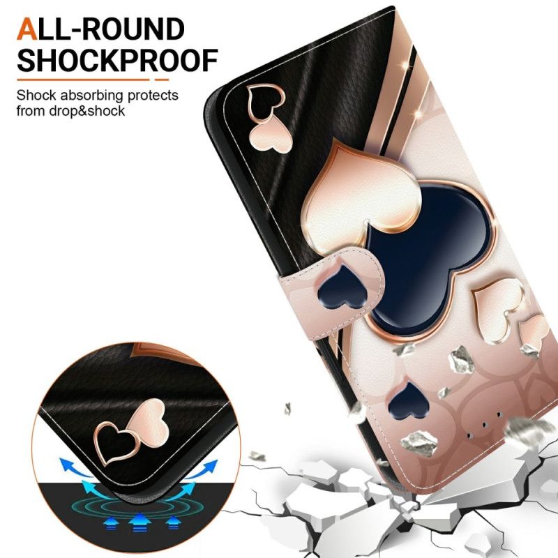 Folio Deksel Xiaomi 15t Hjerter