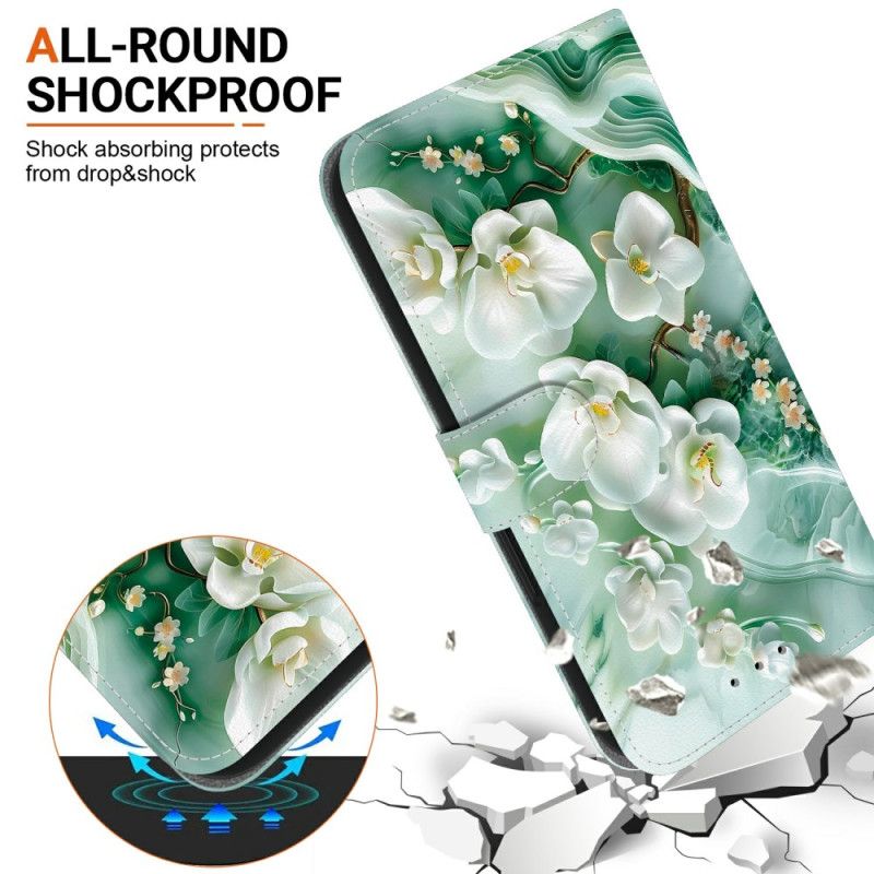 Folio Deksel Xiaomi 15t Jadeblomster Beskyttelse Deksel