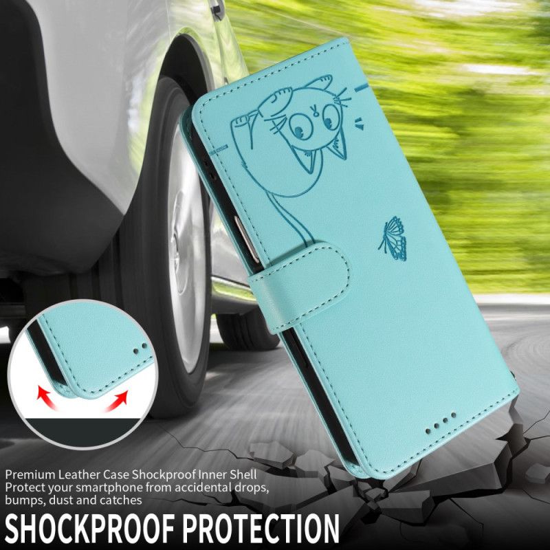 Folio Deksel Xiaomi 15t Kattestroppdesign Beskyttelse Deksel