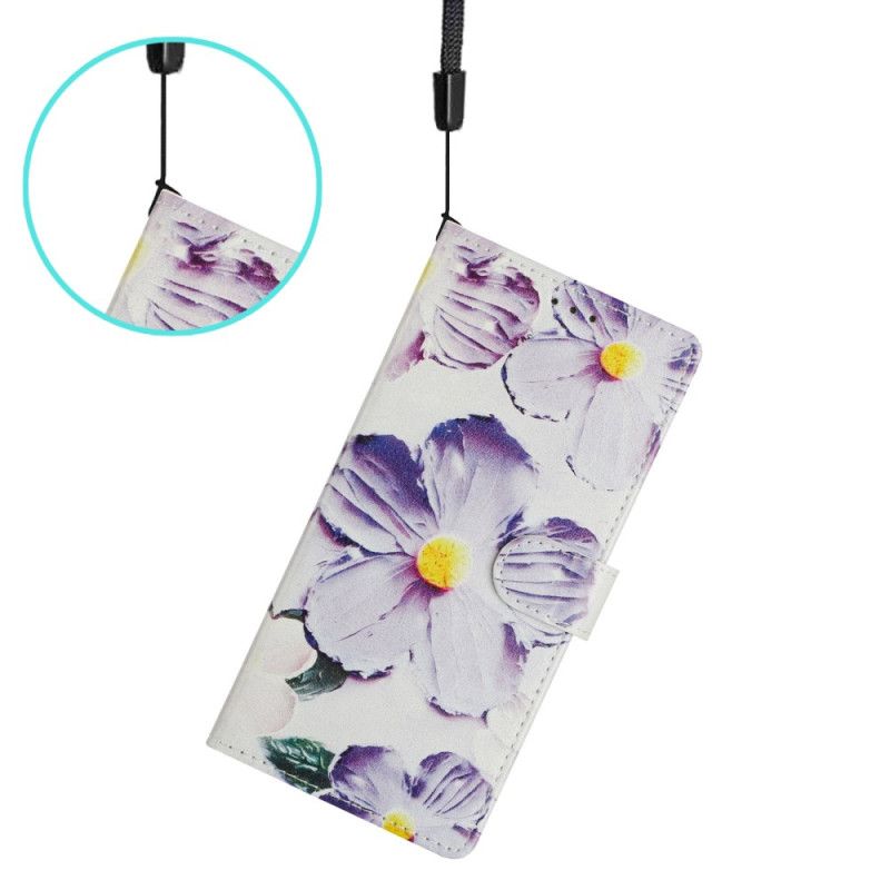 Folio Deksel Xiaomi 15t Lilla Blomster