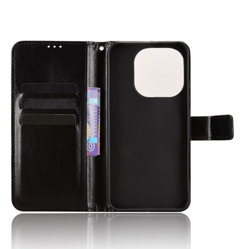 Folio Deksel Xiaomi 15t Prangende Kunstskinn Beskyttelse Deksel