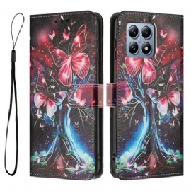 Folio Deksel Xiaomi 15t Sommerfuglbusk Beskyttelse Deksel