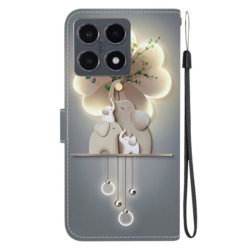 Folio Deksel Xiaomi 15t Tre Elefanter