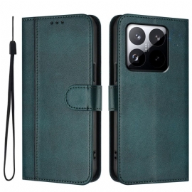 Folio Deksel Xiaomi 15t Vintage-lommebok