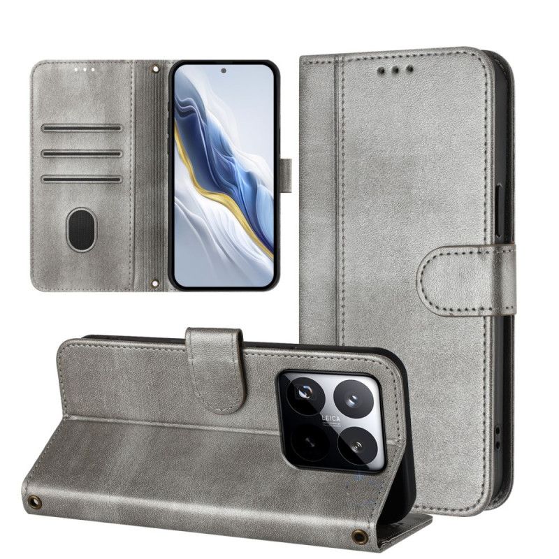 Folio Deksel Xiaomi 15t Vintage-lommebok