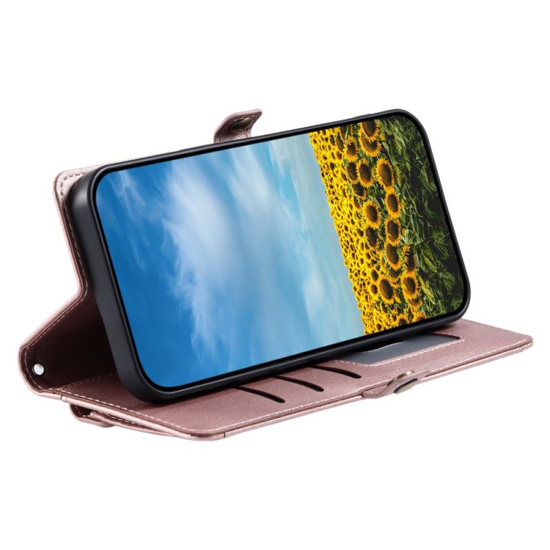 Lærdeksel Folio Deksel Xiaomi 15t Mobildeksel Clutch