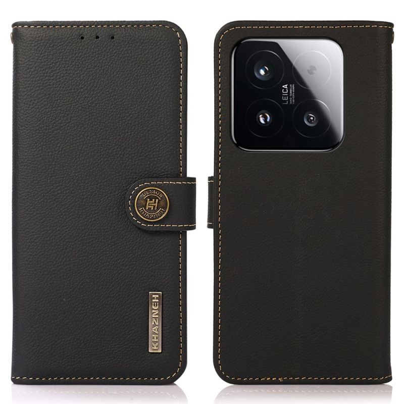 Lærdeksel Folio Deksel Xiaomi 15t Mobildeksel Khazneh