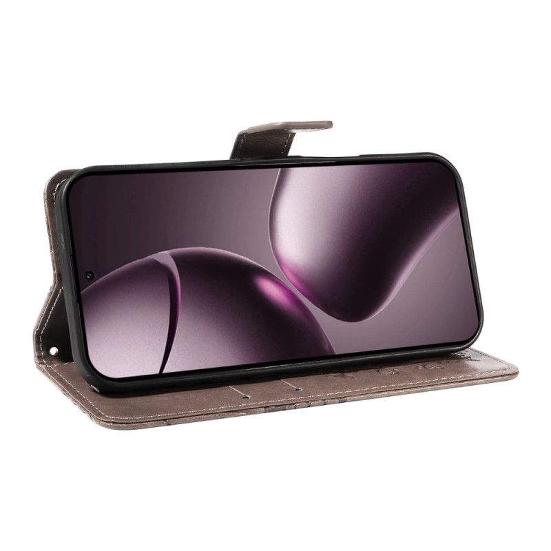 Lærdeksel Folio Deksel Xiaomi 15t Mobildeksel Kjempesommerfugler