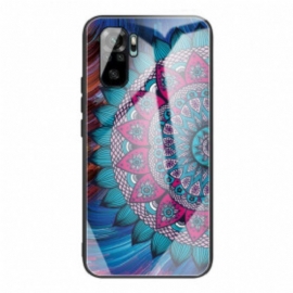 Deksel Til Xiaomi Redmi Note 10 / 10S Mandala Herdet Glass