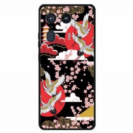 Deksel Til Motorola Edge 50 Ultra Fire Kraner På Flukt