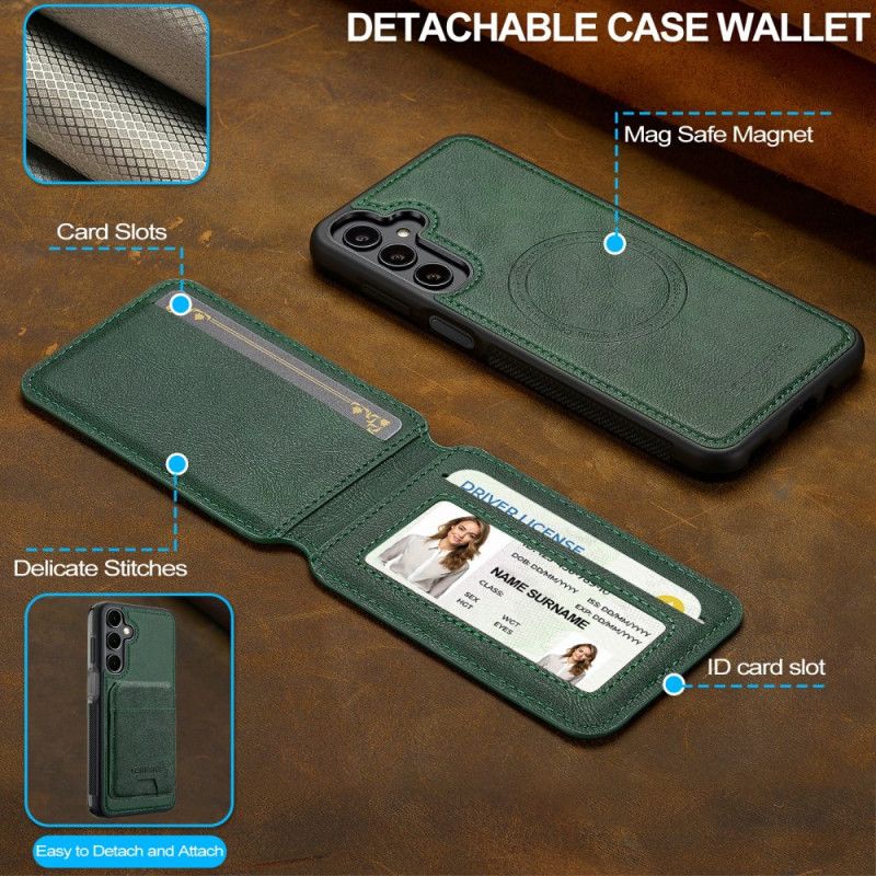 Deksel Samsung Galaxy S25 Fe Avtakbar Magnetisk Kortholder Beskyttelse Deksel