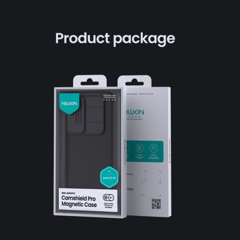 Deksel Samsung Galaxy S25 Fe Kompatibel Med Magsafe Camshield Pro Nillkin Beskyttelse Deksel