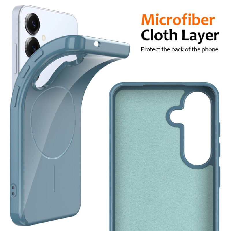 Deksel Samsung Galaxy S25 Fe Kompatibel Med Magsafe Med Håndleddsstropp Beskyttelse Deksel