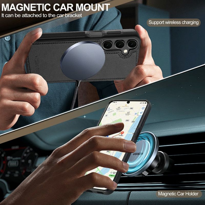 Deksel Samsung Galaxy S25 Fe Magsafe-kompatibel Skinnstil Beskyttelse Deksel