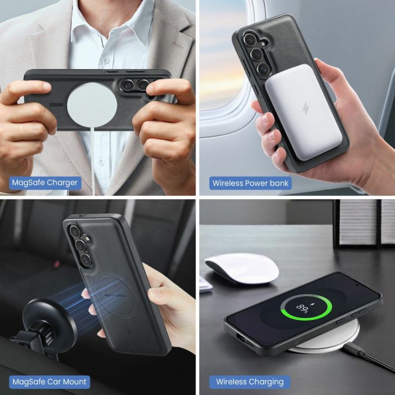 Deksel Samsung Galaxy S25 Fe Mobildeksel Avtakbar Magnetisk Kortholder