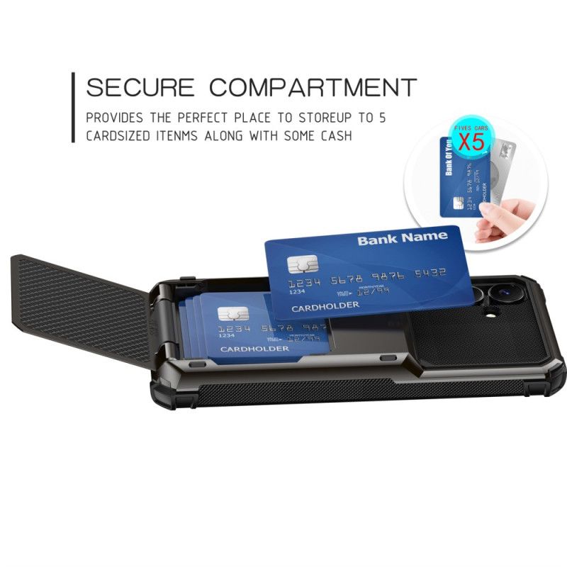 Deksel Samsung Galaxy S25 Fe Mobildeksel Kortholder Med Vippefunksjon