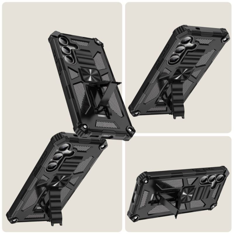 Deksel Samsung Galaxy S25 Fe Støtsikker Beskyttelse Med Innebygd Stativ Beskyttelse Deksel