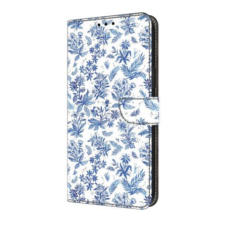 Folio Deksel Samsung Galaxy S25 Fe Blå Blomster